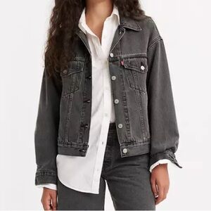 Levi black denim jacket